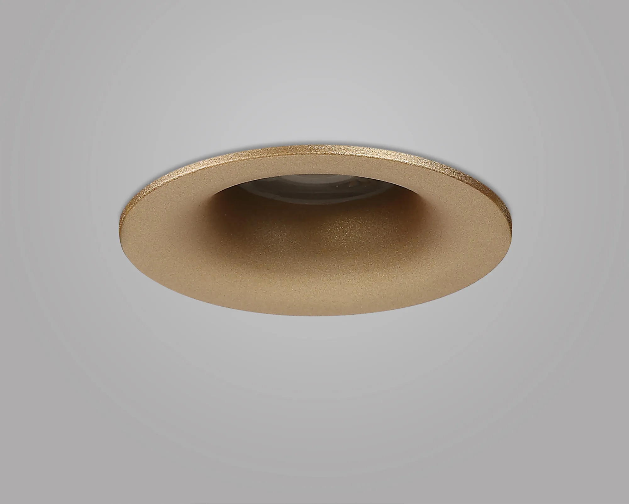 Bruve GU10 Recessed Round Champagne Gold IP65 Downlighter, Cut-Out 68mm DX200405  Dlux Bruve IP65
